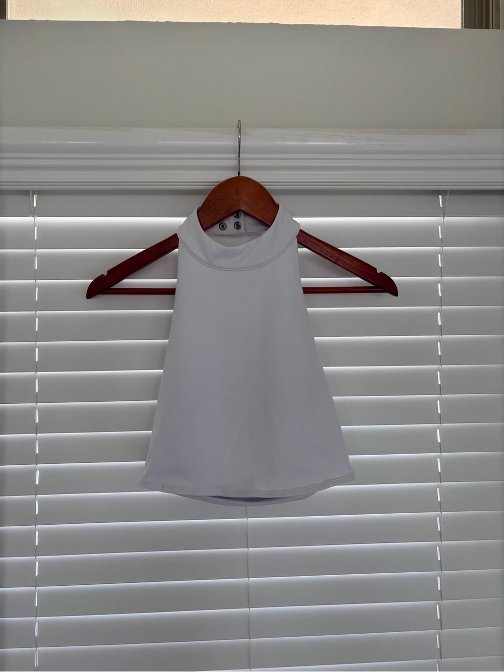 ALO Yoga White Halter Neck Bra